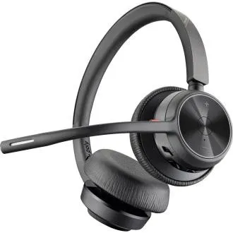 Poly Voyager 4320 bezdrátová náhlavní souprava, BT700 USB-A adaptér, stereo, nabíjecí stojánek Poly Voyager 4320 bezdrátová náhlavní souprava, BT700 USB-A adaptér, stereo, nabíjecí stojánek