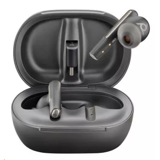 Poly Voyager Free 60+ bluetooth headset, BT700 USB-C adaptér, dotykové nabíjecí pouzdro, černá Poly Voyager Free 60+ bluetooth headset, BT700 USB-C adaptér, dotykové nabíjecí pouzdro, černá