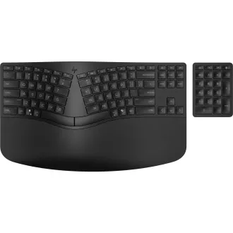 HP 960 Black Ergonomic Wireless Keyboard - bezdrátová ergonomická klávesnice CZ/SK HP 960 Black Ergonomic Wireless Keyboard - bezdrátová ergonomická klávesnice CZ/SK