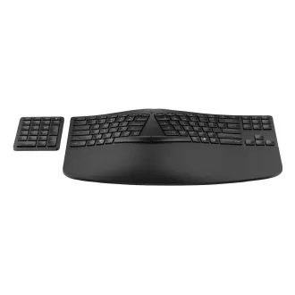 HP 960 Black Ergonomic Wireless Keyboard - bezdrátová ergonomická klávesnice CZ/SK HP 960 Black Ergonomic Wireless Keyboard - bezdrátová ergonomická klávesnice CZ/SK
