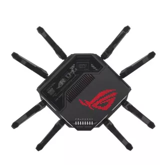 ASUS ROG Rapture GT-BE98 Gaming Router, WiFi 7, Dual 10G Ports, AURA RGB, AiMesh ASUS ROG Rapture GT-BE98 Gaming Router, WiFi 7, Dual 10G Ports, AURA RGB, AiMesh