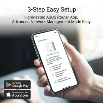 ASUS ZenWifi BD4 3-pack, WiFi7 Extendable Router, AiMesh, 2x WAN/LAN ASUS ZenWifi BD4 3-pack, WiFi7 Extendable Router, AiMesh, 2x WAN/LAN