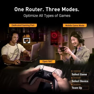 ASUS TUF-BE6500 (BE6500) WiFi 7 Extendable Gaming Router, 4x 2.5G, AiMesh ASUS TUF-BE6500 (BE6500) WiFi 7 Extendable Gaming Router, 4x 2.5G, AiMesh