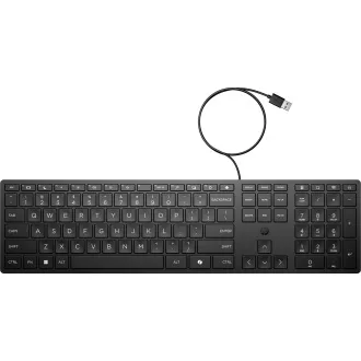 HP Wired 320K keyboard (anglická) klávesnice HP Wired 320K keyboard (anglická) klávesnice
