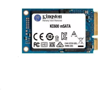 Kingston SSD 256GB KC600 SATA3 mSATA (R:550, W:520MB/s) Kingston SSD 256GB KC600 SATA3 mSATA (R:550, W:520MB/s)