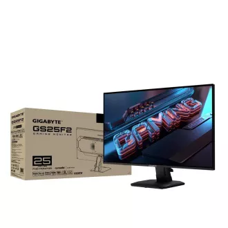 GIGABYTE LCD - 25" Gaming monitor GS25F2, IPS, 1920 x 1080 FHD, 200Hz, 1000:1, 300cd/m2, 1ms, 2xHDMI, 1xDP