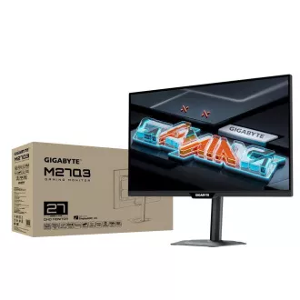 GIGABYTE LCD - 27" Gaming monitor M27Q3, IPS, 2560 x 1440 QHD, 300Hz, 1000:1, 400cd/m2, 1ms, 2xHDMI, 1xDP GIGABYTE LCD - 27" Gaming monitor M27Q3, IPS, 2560 x 1440 QHD, 300Hz, 1000:1, 400cd/m2, 1ms, 2xHDMI, 1xDP