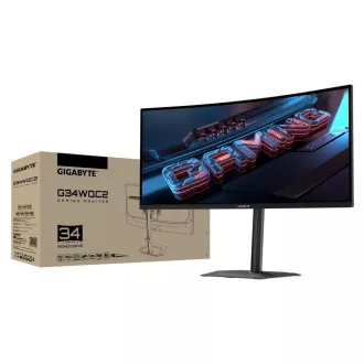 GIGABYTE LCD - 34" Gaming monitor G34WQC2, VA, 21:9, 3440x1440 QHD, 200Hz, 450 cd/m2, 1ms, 2xHDMI, 2xDP GIGABYTE LCD - 34" Gaming monitor G34WQC2, VA, 21:9, 3440x1440 QHD, 200Hz, 450 cd/m2, 1ms, 2xHDMI, 2xDP