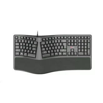 C-TECH Klávesnice KB-113E USB, ERGO, černá, CZ/SK C-TECH Klávesnice KB-113E USB, ERGO, černá, CZ/SK