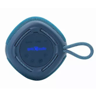 GEMBIRD Repro SPK-BT-LED-03-B, Bluetooth, 5W, RGB LED podsvícení, modrá GEMBIRD Repro SPK-BT-LED-03-B, Bluetooth, 5W, RGB LED podsvícení, modrá