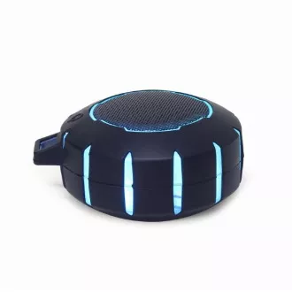 GEMBIRD Repro SPK-BTOD-01, Outdoor, Bluetooth, 3W, RGB LED podsvícení, černá GEMBIRD Repro SPK-BTOD-01, Outdoor, Bluetooth, 3W, RGB LED podsvícení, černá