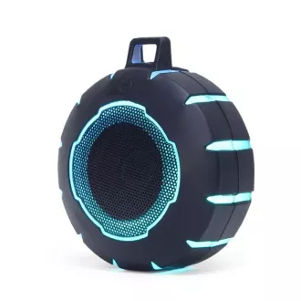 GEMBIRD Repro SPK-BTOD-01, Outdoor, Bluetooth, 3W, RGB LED podsvícení, černá GEMBIRD Repro SPK-BTOD-01, Outdoor, Bluetooth, 3W, RGB LED podsvícení, černá