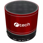 C-TECH repro SPK-08R, bluetooth, červená