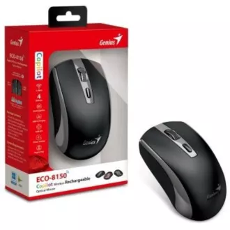 GENIUS myš ECO-8150/ 1200 dpi/ bezdrátová/ dobíjecí/ Copilot/ černo-šedá GENIUS myš ECO-8150/ 1200 dpi/ bezdrátová/ dobíjecí/ Copilot/ černo-šedá