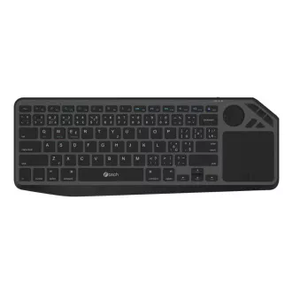 C-TECH Klávesnice WLTK-02, Bezdrátová, Touchpad, černá C-TECH Klávesnice WLTK-02, Bezdrátová, Touchpad, černá