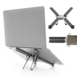 C-TECH Stojan na notebook Quallis NTS-100, do 15, 6", nastavitelný, hliníkový C-TECH Stojan na notebook Quallis NTS-100, do 15, 6", nastavitelný, hliníkový