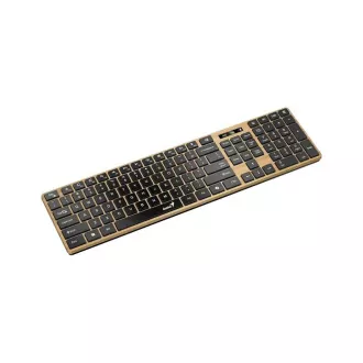 GENIUS Klávesnice Slimstar 7250BT, membránová, bezdrátová, béžová-černá GENIUS Klávesnice Slimstar 7250BT, membránová, bezdrátová, béžová-černá