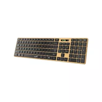 GENIUS Klávesnice Slimstar 7250BT, membránová, bezdrátová, béžová-černá GENIUS Klávesnice Slimstar 7250BT, membránová, bezdrátová, béžová-černá