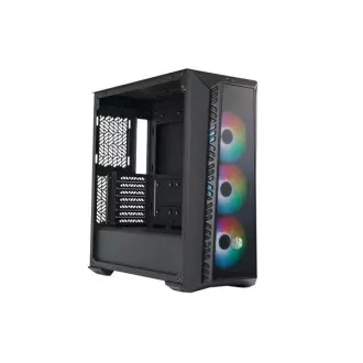 Cooler Master case MasterBox 520 Mesh, ATX, Průhledná bočnice, 3x 120mm ARGB Fan, ARGB Hub, Černá Cooler Master case MasterBox 520 Mesh, ATX, Průhledná bočnice, 3x 120mm ARGB Fan, ARGB Hub, Černá