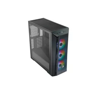 Cooler Master case MasterBox 520 Mesh, ATX, Průhledná bočnice, 3x 120mm ARGB Fan, ARGB Hub, Černá Cooler Master case MasterBox 520 Mesh, ATX, Průhledná bočnice, 3x 120mm ARGB Fan, ARGB Hub, Černá