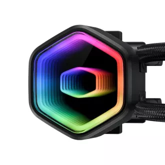 Cooler Master vodní chladič MasterLiquid 240 Core II, 2x120mm, LGA1851, AM5, černá Cooler Master vodní chladič MasterLiquid 240 Core II, 2x120mm, LGA1851, AM5, černá
