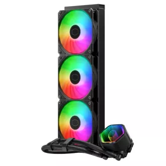 Cooler Master vodní chladič MasterLiquid 360 Core II, 3x120mm, LGA1851, AM5, černá Cooler Master vodní chladič MasterLiquid 360 Core II, 3x120mm, LGA1851, AM5, černá