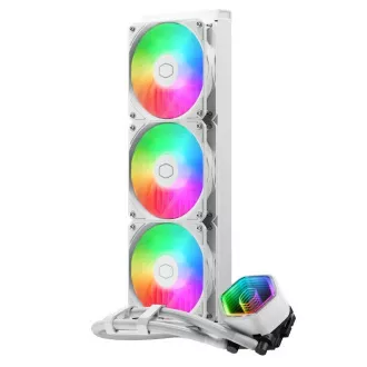 Cooler Master vodní chladič MasterLiquid 360 Core II, 3x120mm, LGA1851, AM5, bílá Cooler Master vodní chladič MasterLiquid 360 Core II, 3x120mm, LGA1851, AM5, bílá
