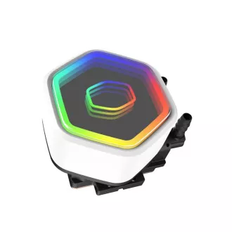 Cooler Master vodní chladič MasterLiquid 360 Core II, 3x120mm, LGA1851, AM5, bílá Cooler Master vodní chladič MasterLiquid 360 Core II, 3x120mm, LGA1851, AM5, bílá