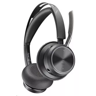 Poly Voyager Focus 2 bezdrátová náhlavní souprava, USB-A/C adaptér, stereo Poly Voyager Focus 2 bezdrátová náhlavní souprava, USB-A/C adaptér, stereo