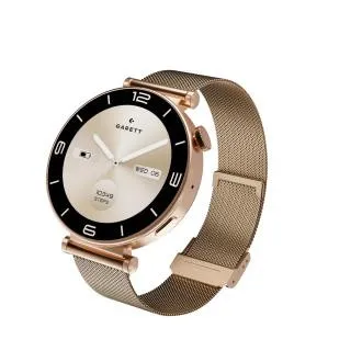 Garett Smartwatch ROSE zlatá, Mesh steel - Použité Garett Smartwatch ROSE zlatá, Mesh steel - Použité