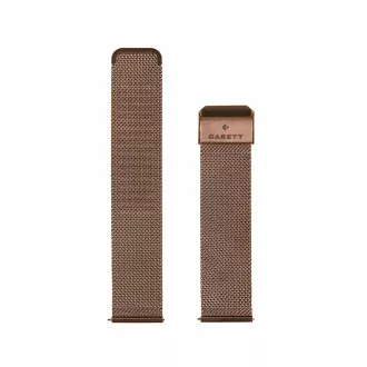 Garett univerzální řemínek 22 mm, zlatý kovový, typ Mesh Garett univerzální řemínek 22 mm, zlatý kovový, typ Mesh