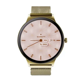 Garett Smartwatch Verona 2 zlatá MESH steel Garett Smartwatch Verona 2 zlatá MESH steel