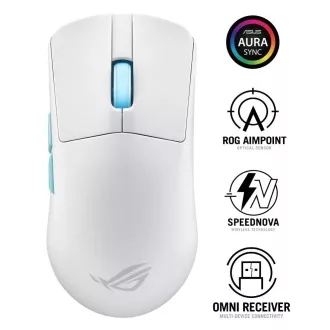 ASUS myš ROG Harpe Ace Aim Lab Edition, Bluetooth, bílá ASUS myš ROG Harpe Ace Aim Lab Edition, Bluetooth, bílá