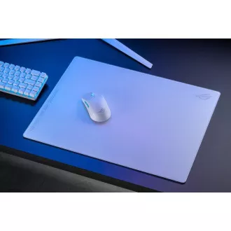ASUS podložka pod myš ROG Moonstone ACE (vel. L / White), sklo ASUS podložka pod myš ROG Moonstone ACE (vel. L / White), sklo