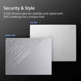 ASUS podložka pod myš ROG Moonstone ACE (vel. L / White), sklo ASUS podložka pod myš ROG Moonstone ACE (vel. L / White), sklo