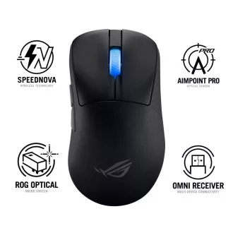 ASUS myš ROG Keris II Ace, bezdrátová herní myš, černá ASUS myš ROG Keris II Ace, bezdrátová herní myš, černá