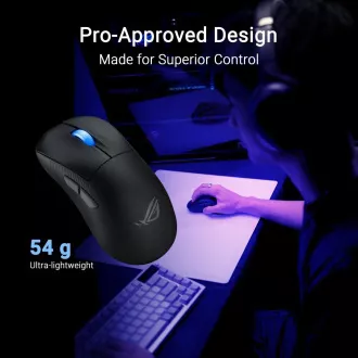ASUS myš ROG Keris II Ace, bezdrátová herní myš, černá ASUS myš ROG Keris II Ace, bezdrátová herní myš, černá