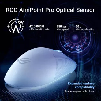 ASUS myš ROG Keris II Ace, bezdrátová herní myš, černá ASUS myš ROG Keris II Ace, bezdrátová herní myš, černá
