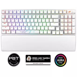 ASUS klávesnice ROG STRIX SCOPE II 96 WL WHITE/NXSW/US/PBT ASUS klávesnice ROG STRIX SCOPE II 96 WL WHITE/NXSW/US/PBT