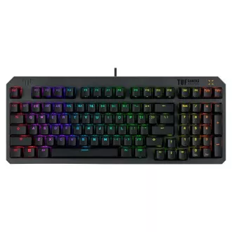 ASUS klávesnice TUF Gaming K3 GEN II, mechanická, CZ/SK, šedá