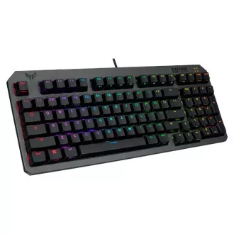 ASUS klávesnice TUF Gaming K3 GEN II, mechanická, CZ/SK, šedá