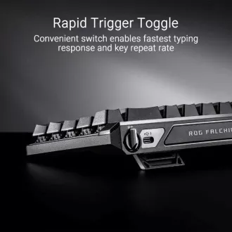 ASUS Klávesnice ROG FALCHION ACE HFX, Mechanická, Magnetický switch, USB, US, černá ASUS Klávesnice ROG FALCHION ACE HFX, Mechanická, Magnetický switch, USB, US, černá