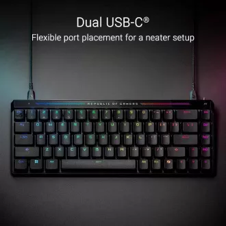 ASUS Klávesnice ROG FALCHION ACE HFX, Mechanická, Magnetický switch, USB, US, černá ASUS Klávesnice ROG FALCHION ACE HFX, Mechanická, Magnetický switch, USB, US, černá