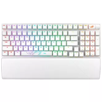 ASUS klávesnice ROG Strix Scope II 96 Wireless White (ROG RX RED / PBT) - US ASUS klávesnice ROG Strix Scope II 96 Wireless White (ROG RX RED / PBT) - US