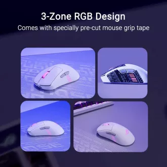 ASUS myš ROG Keris II Origin, bezdrátová herní myš, bílá ASUS myš ROG Keris II Origin, bezdrátová herní myš, bílá