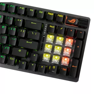 ASUS klávesnice ROG STRIX SCOPE II X, mechanická, drátová, ROG NX Snow V2, CZ/SK ASUS klávesnice ROG STRIX SCOPE II X, mechanická, drátová, ROG NX Snow V2, CZ/SK