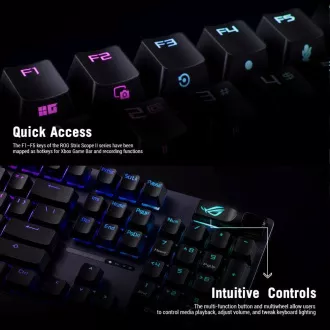 ASUS klávesnice ROG STRIX SCOPE II X, mechanická, drátová, ROG NX Snow V2, CZ/SK ASUS klávesnice ROG STRIX SCOPE II X, mechanická, drátová, ROG NX Snow V2, CZ/SK