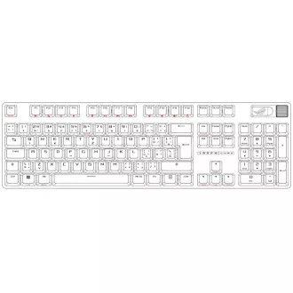 ASUS klávesnice ROG STRIX SCOPE II X, mechanická, drátová, ROG NX Snow V2, CZ/SK ASUS klávesnice ROG STRIX SCOPE II X, mechanická, drátová, ROG NX Snow V2, CZ/SK
