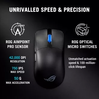 ASUS Herní myš ROG Harpe II Ace, Bezdrátová, černá ASUS Herní myš ROG Harpe II Ace, Bezdrátová, černá
