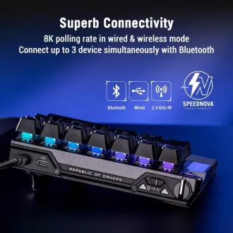 ASUS Klávesnice ROG Falcata, Mechanická, Bezdrátová, ARGB, černá ASUS Klávesnice ROG Falcata, Mechanická, Bezdrátová, ARGB, černá